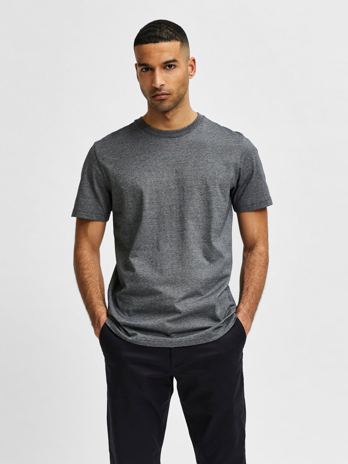 SLHNORMAN180 T-Shirt - black