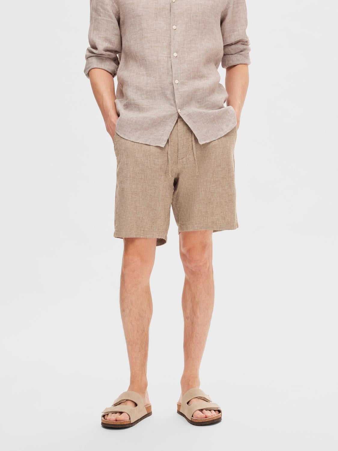 SLHREGULAR-BRODY Shorts - Toffee