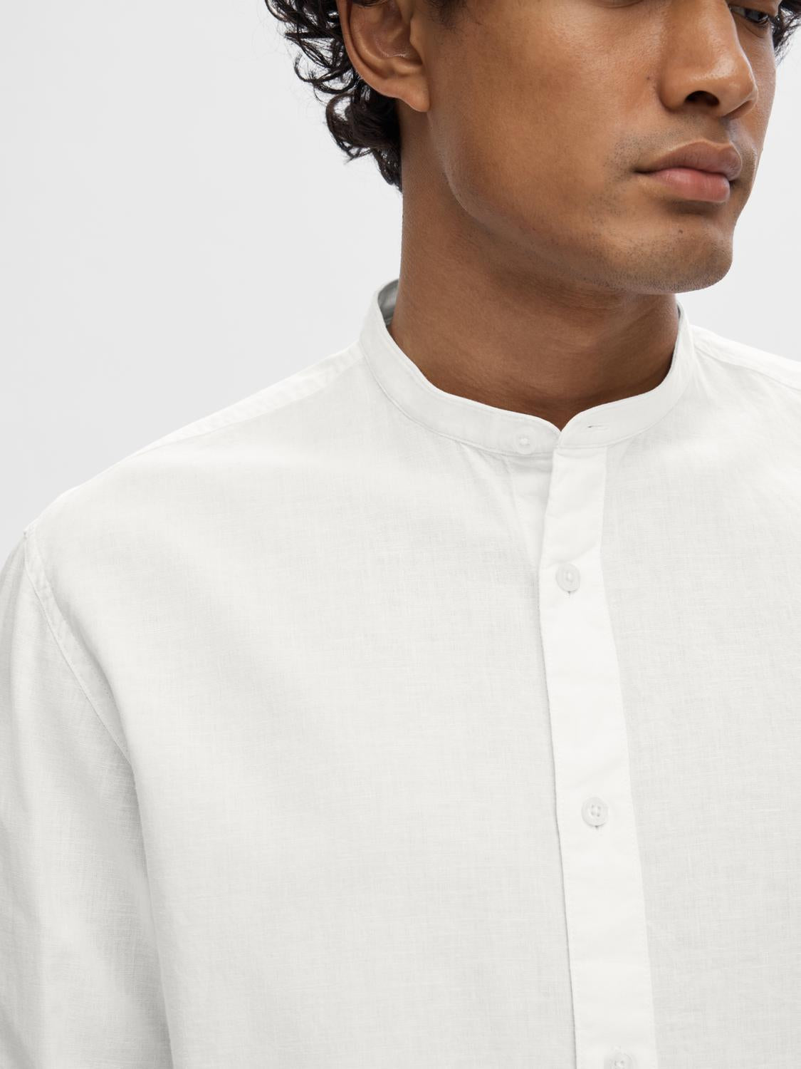 SLHREGSUN Shirts - Bright White