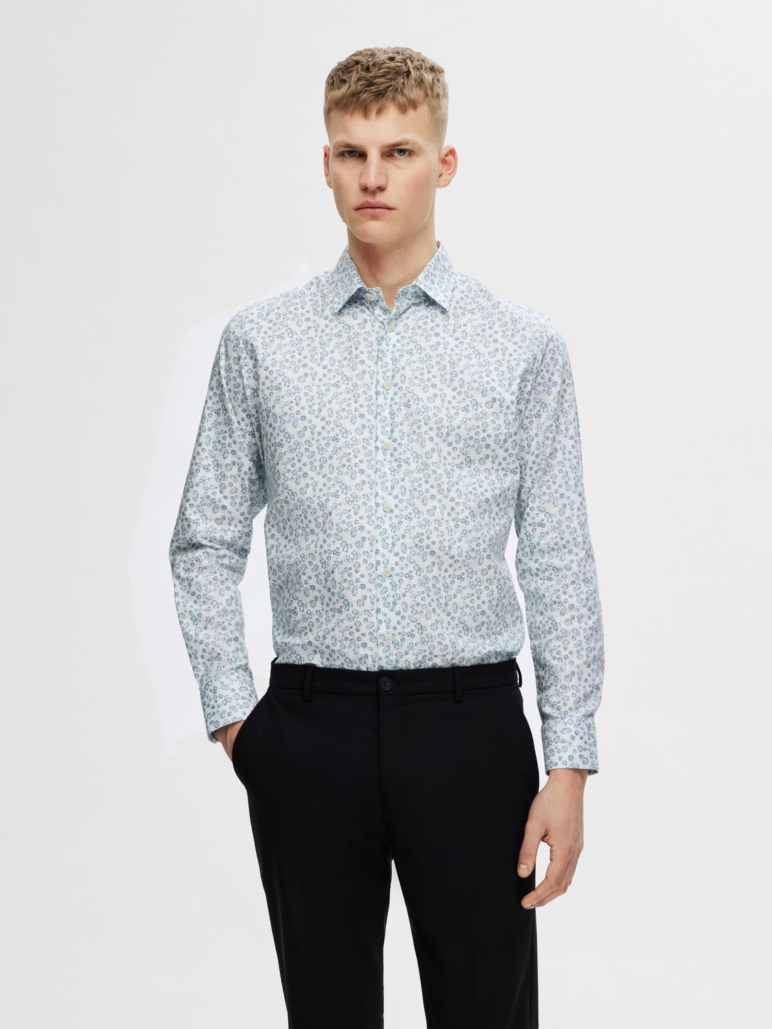 SLHSLIMSOHO-ETHAN Shirts - Bright White