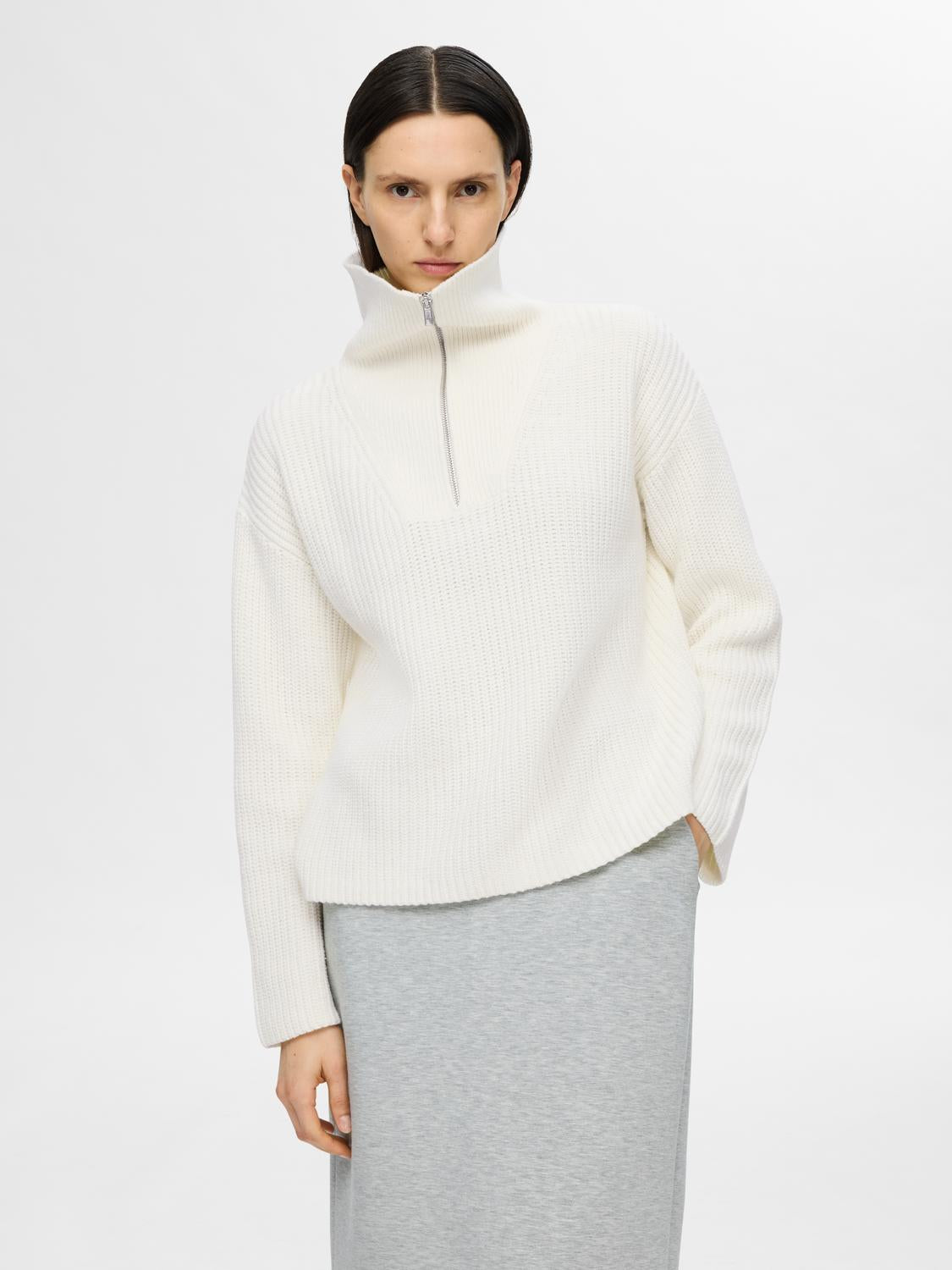 SLFBLOOMIE Pullover - Snow White