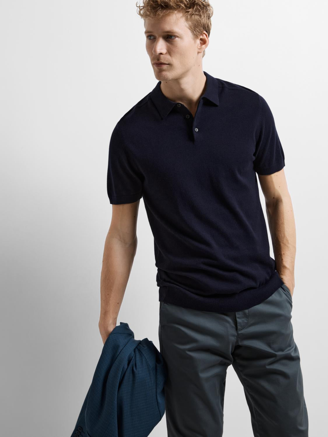 SLHBERG Pullover - Navy Blazer
