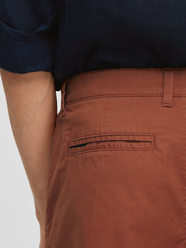 SLHCOMFORT-HOMME Shorts - Baked Clay