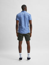 Load image into Gallery viewer, SLHSLIMNEW-LINEN Shirts - Medium Blue Denim