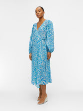 Load image into Gallery viewer, OBJLEONORA Dress - Swedish Blue