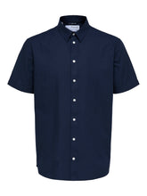 Load image into Gallery viewer, SLHSLIMNEW-LINEN Shirts - Dark Sapphire