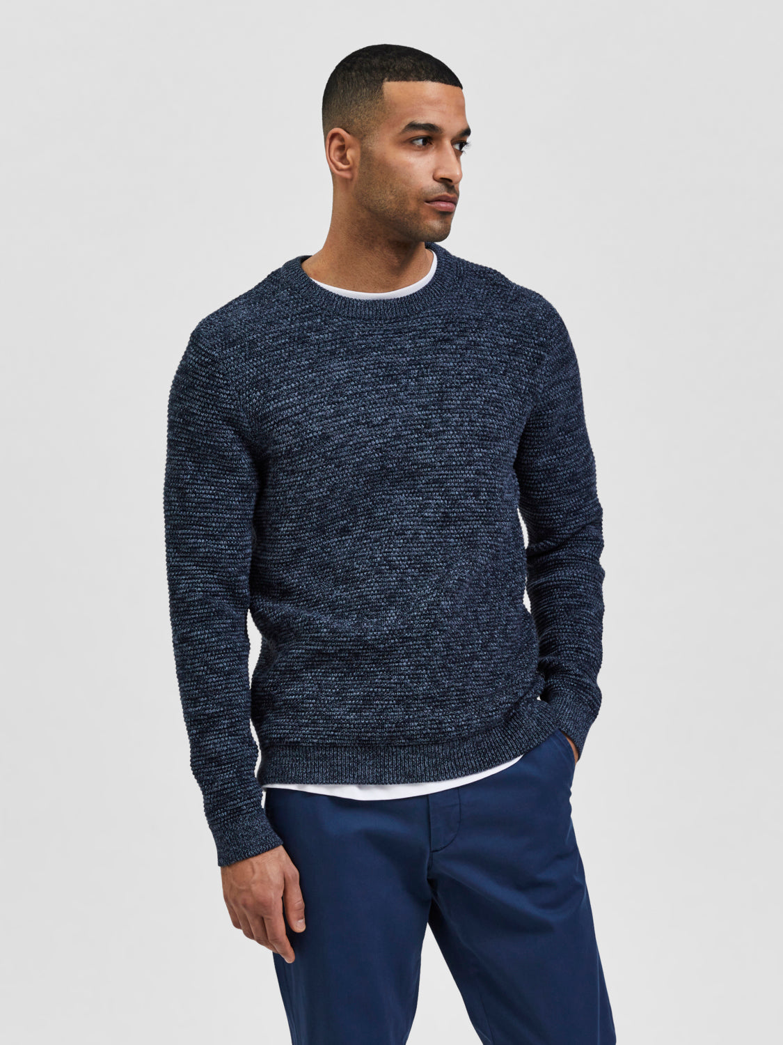 SLHVINCE Pullover - Dark Sapphire