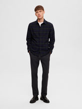 Load image into Gallery viewer, SLHSLIMOWEN-FLANNEL Shirts - Dark Navy