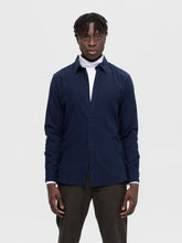 Load image into Gallery viewer, SLHSLIMOWEN-FLANNEL Shirts - Dark Sapphire