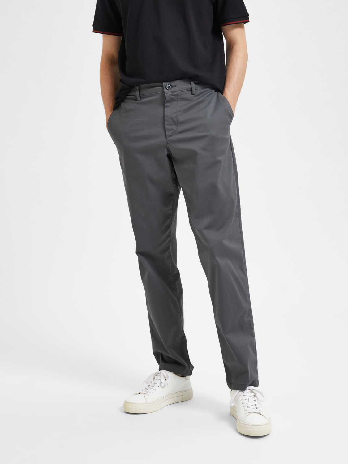 SLHSTRAIGHT-NEW Pants - Dark Shadow