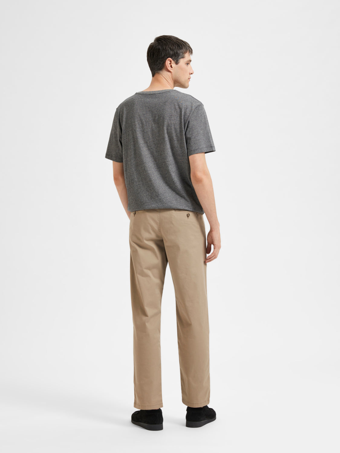 SLHSTRAIGHT-NEW Pants - Greige