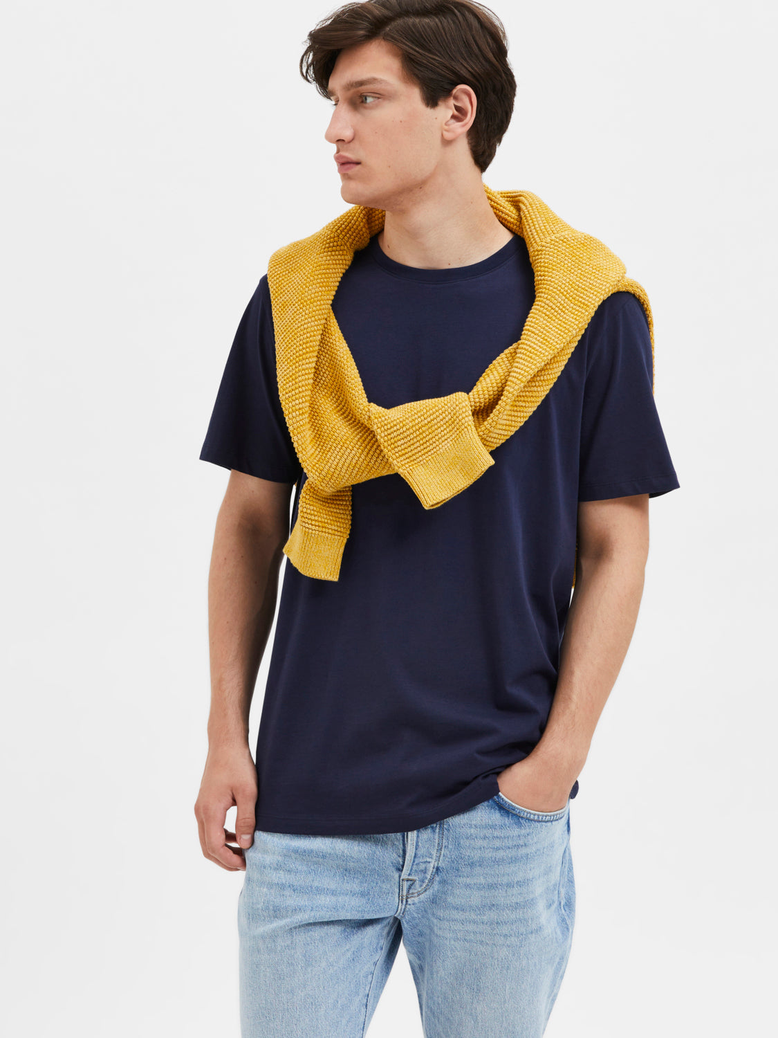 SLHASPEN T-Shirt - Navy Blazer
