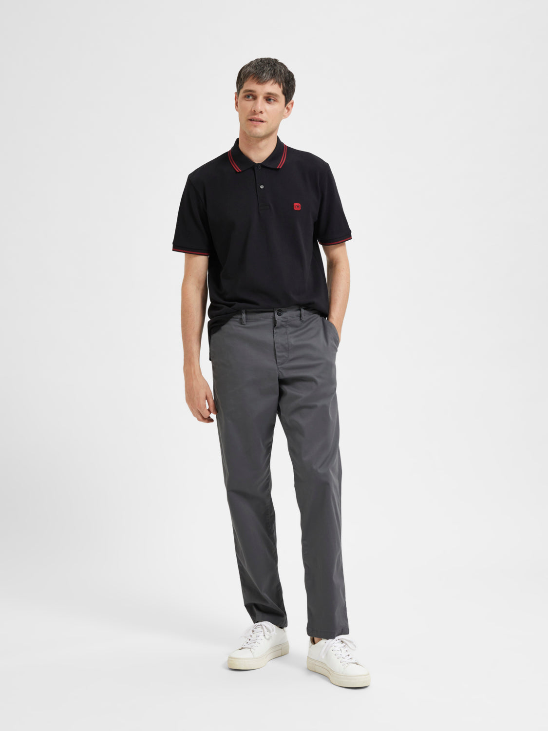 SLHSTRAIGHT-NEW Pants - Dark Shadow