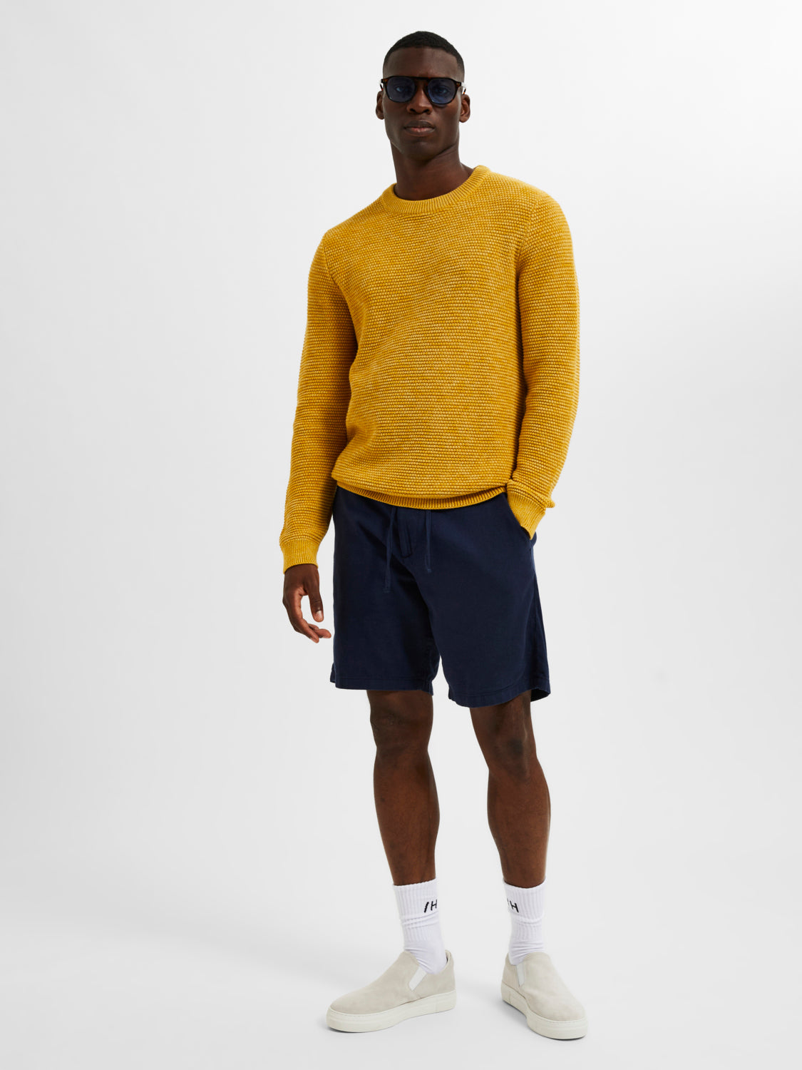 SLHREGULAR-BRODY Shorts - Dark Sapphire