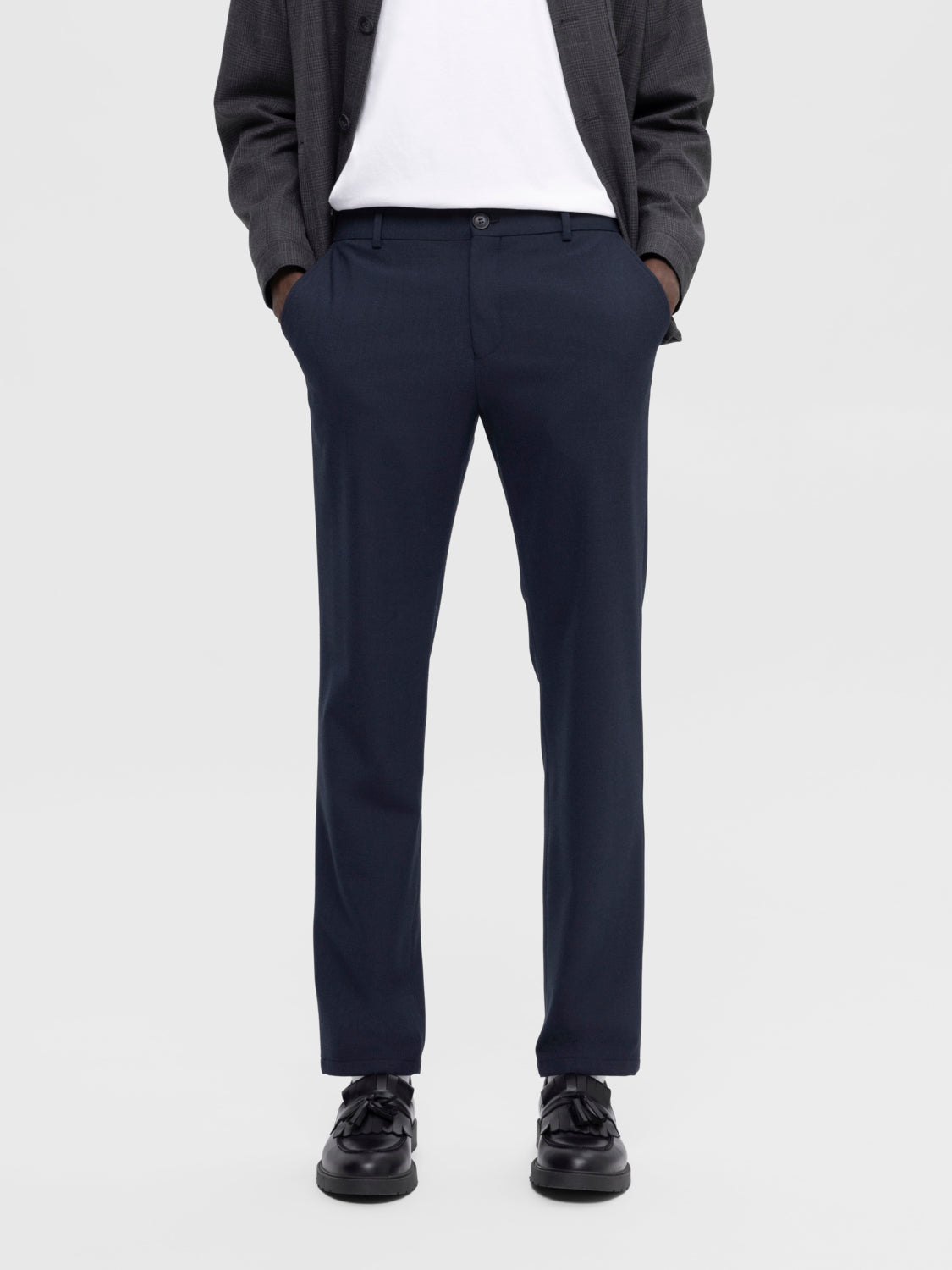 SLHSLIM-ROBERT Pants - Dark Sapphire