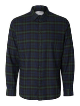 Load image into Gallery viewer, SLHSLIMOWEN-FLANNEL Shirts - Dark Navy