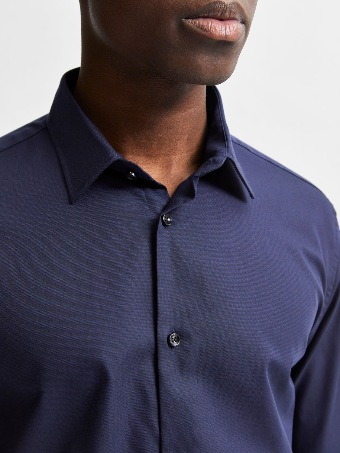 SLHSLIMETHAN Shirts - Peacoat