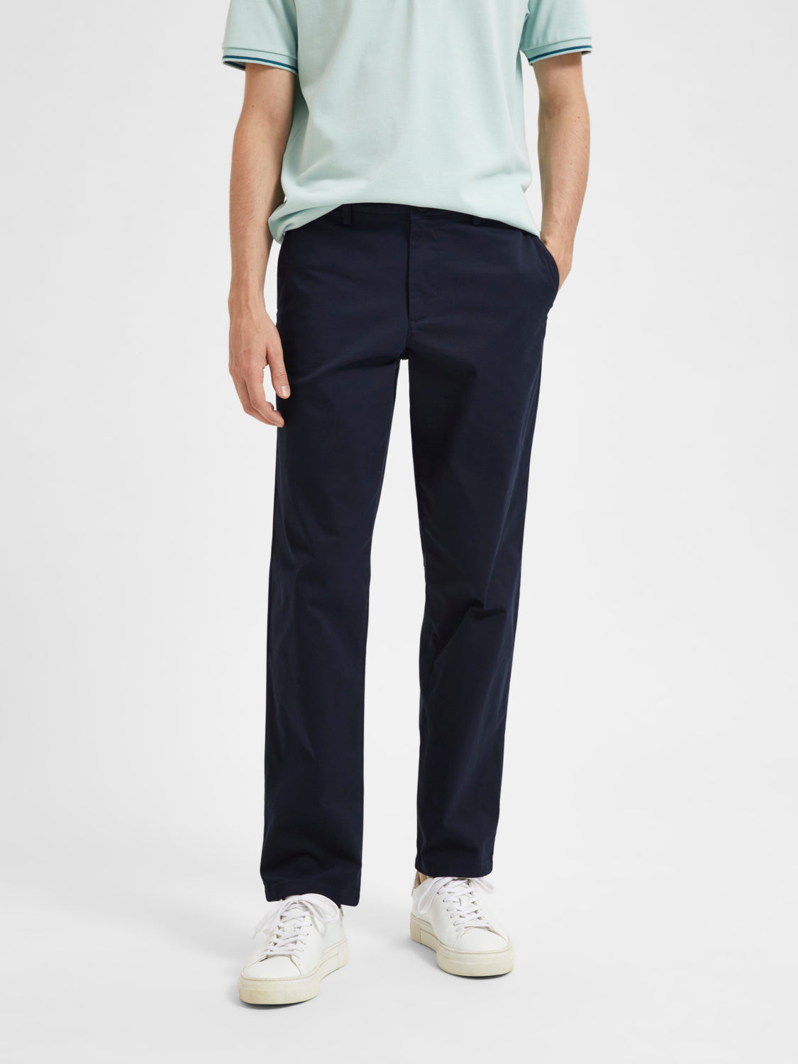 SLHSTRAIGHT-NEW Pants - Dark Sapphire