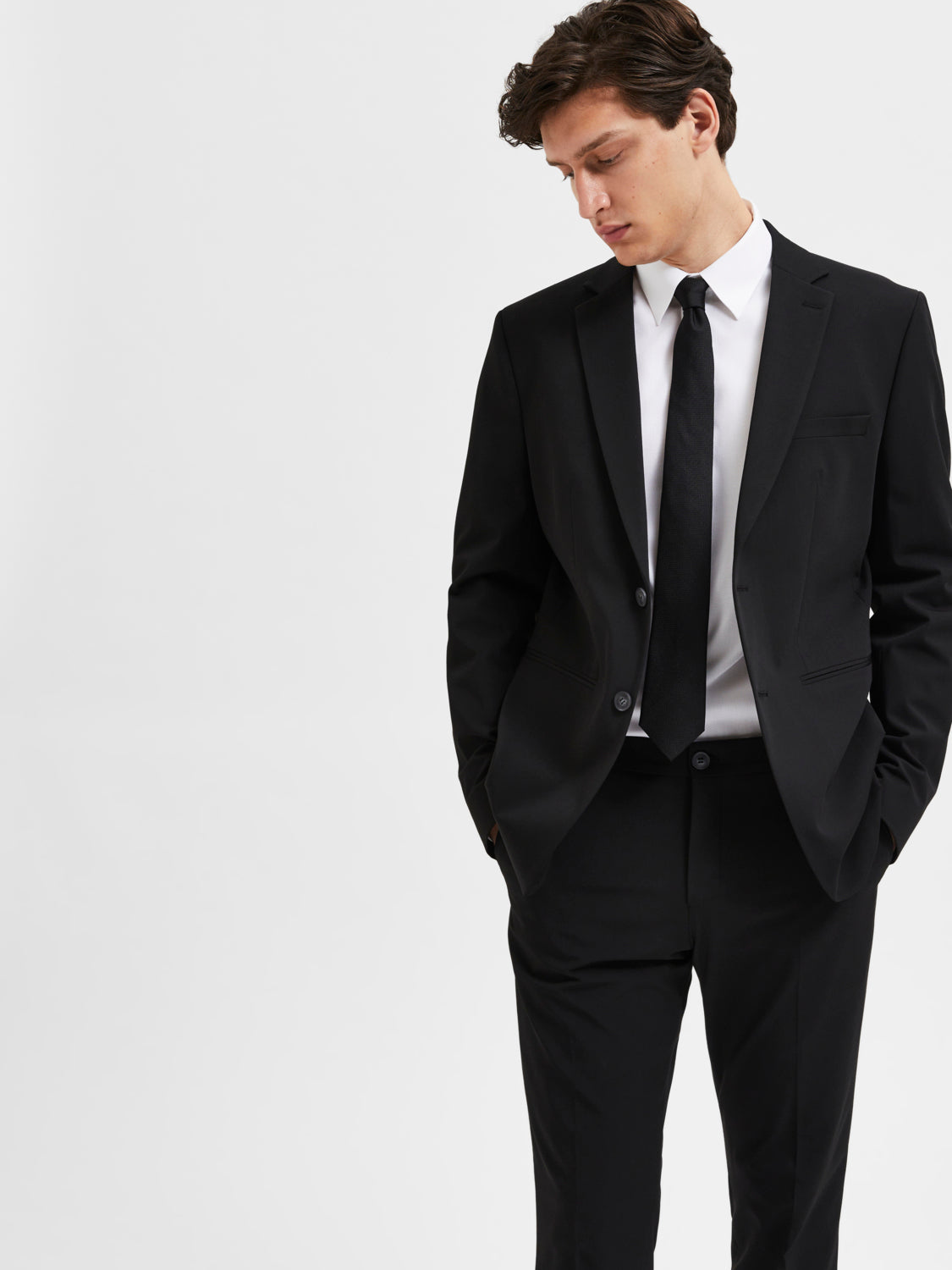 SLHSLIM LIAM Blazer Black Selected Mahon Point