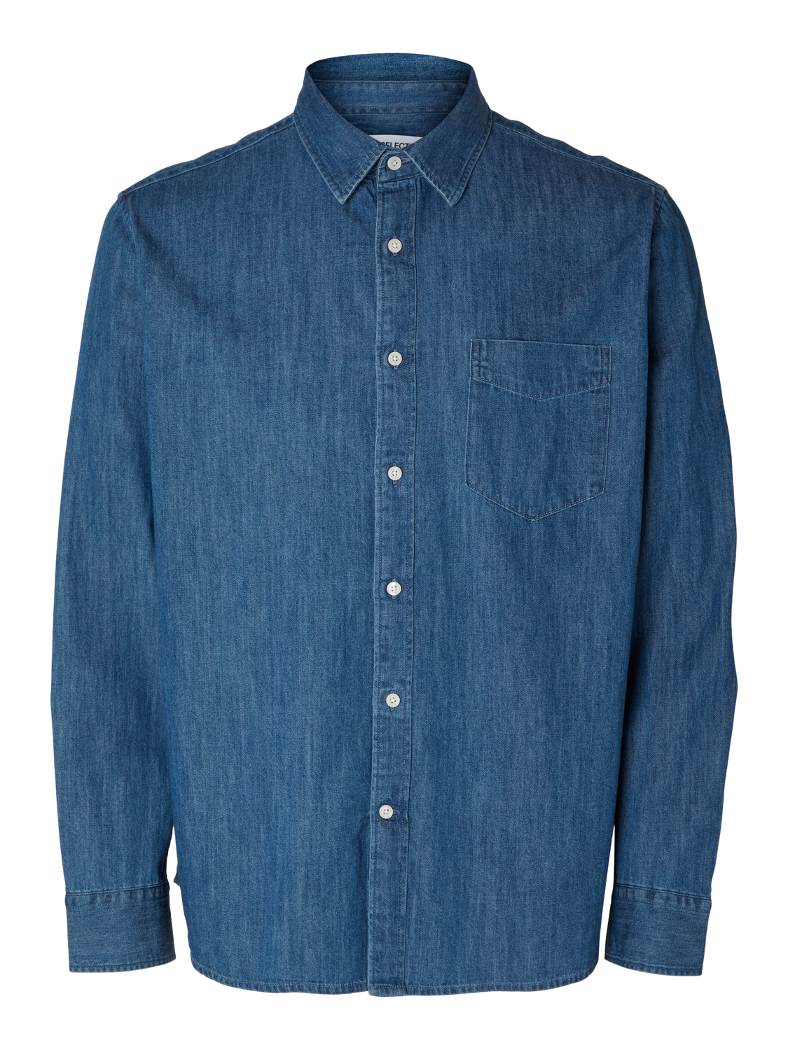 SLHREG-TOM Shirts - Medium Blue Denim