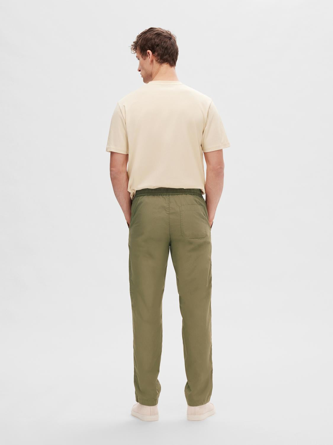 SLH196-STRAIGHT Pants - Burnt Olive