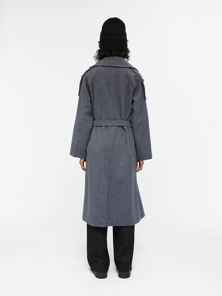 OBJSARELLA Coat - Dark Grey Melange