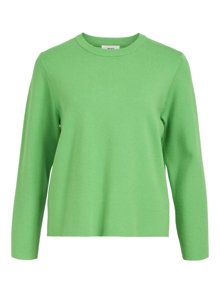 OBJREYNARD Pullover - Vibrant Green