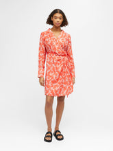 Load image into Gallery viewer, OBJRIO Dress - Hot Coral