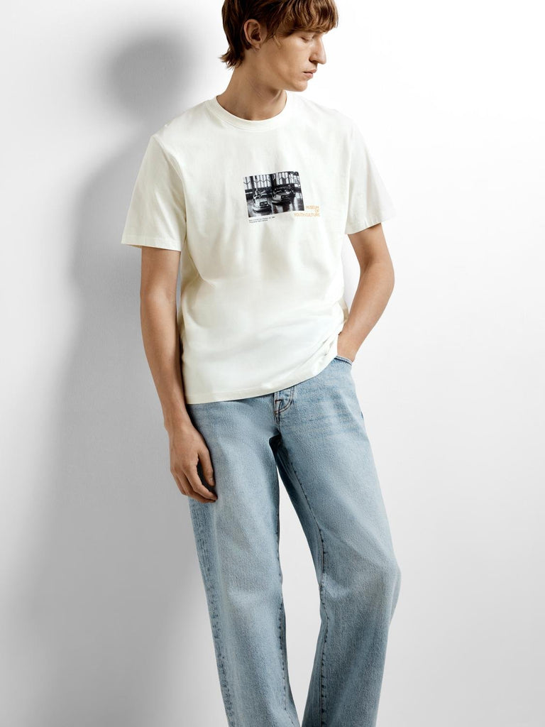 SLHGAZ T-Shirt - Egret
