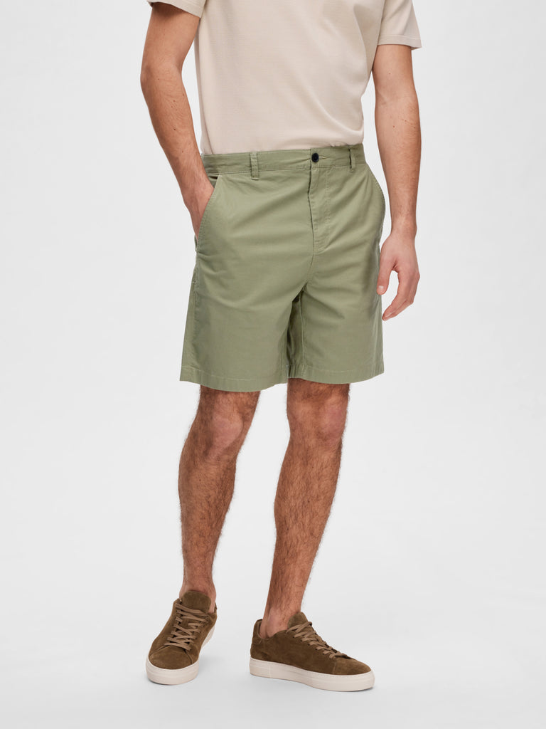 SLHCOMFORT-HOMME Shorts - Deep Lichen Green