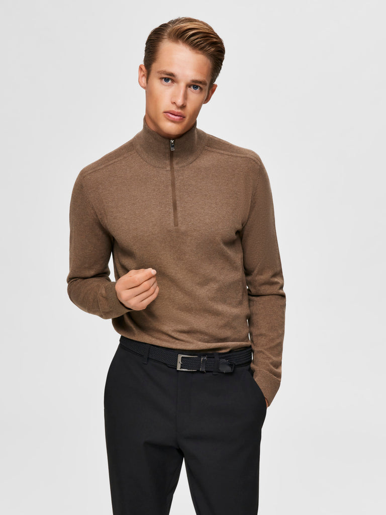 SLHBERG Mahon – Selected Point teak - Pullover