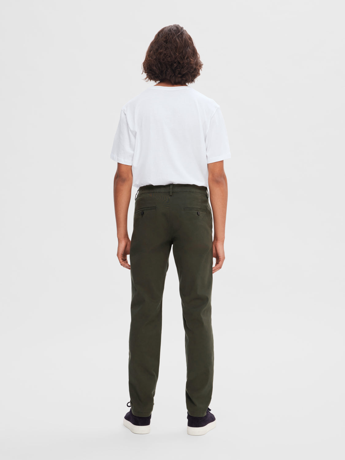 SLH175-SLIM Pants - Forest Night