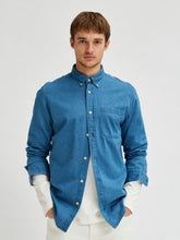 Load image into Gallery viewer, SLHREGRICK-DENIM Shirts - Medium Blue Denim