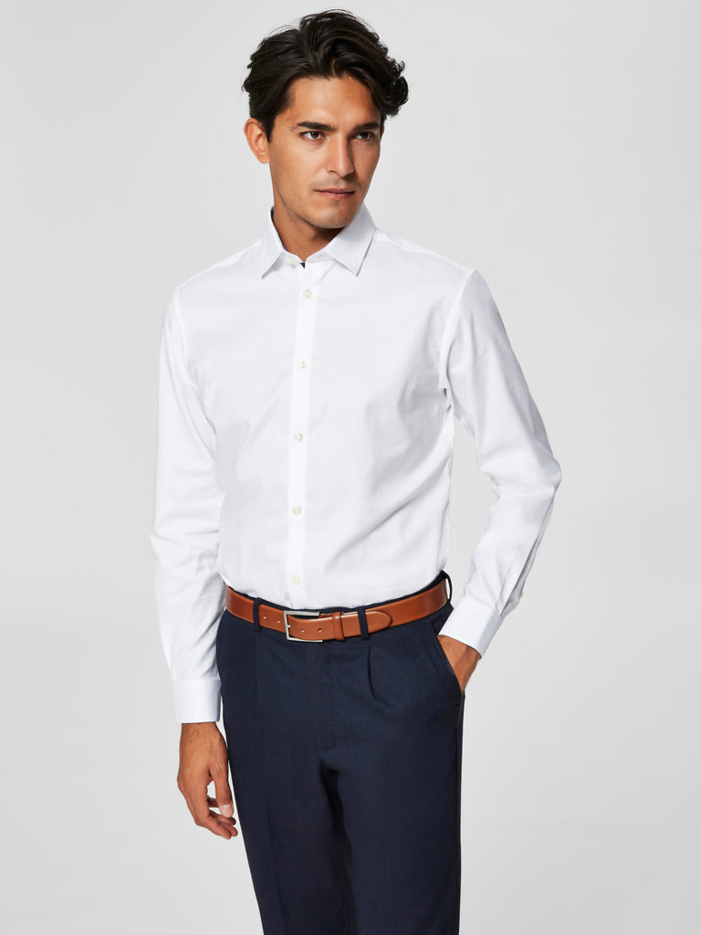 SLHSLIMNEW-MARK Shirts - bright white