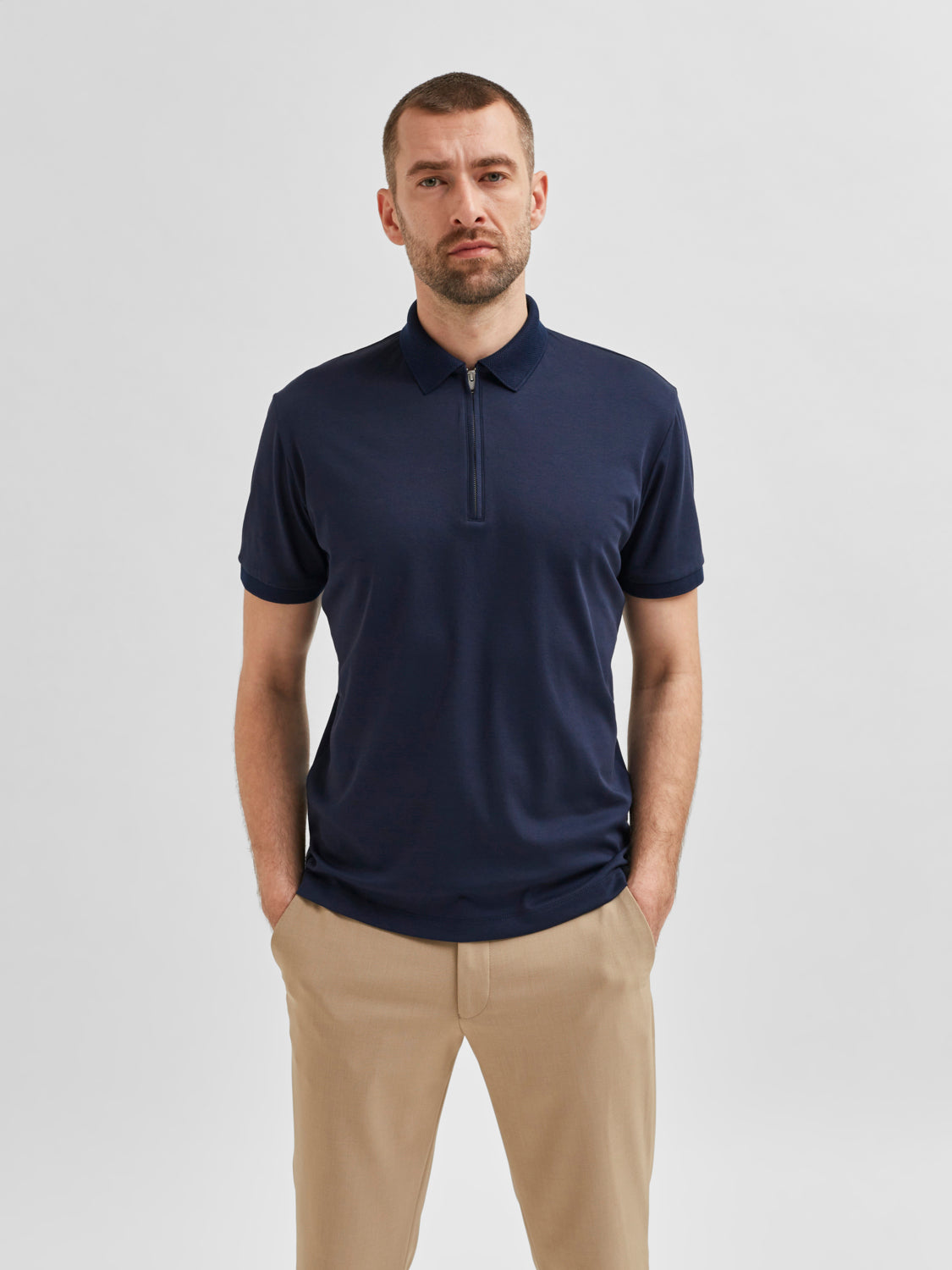 SLHFAVE Polo Shirt - Sky Captain