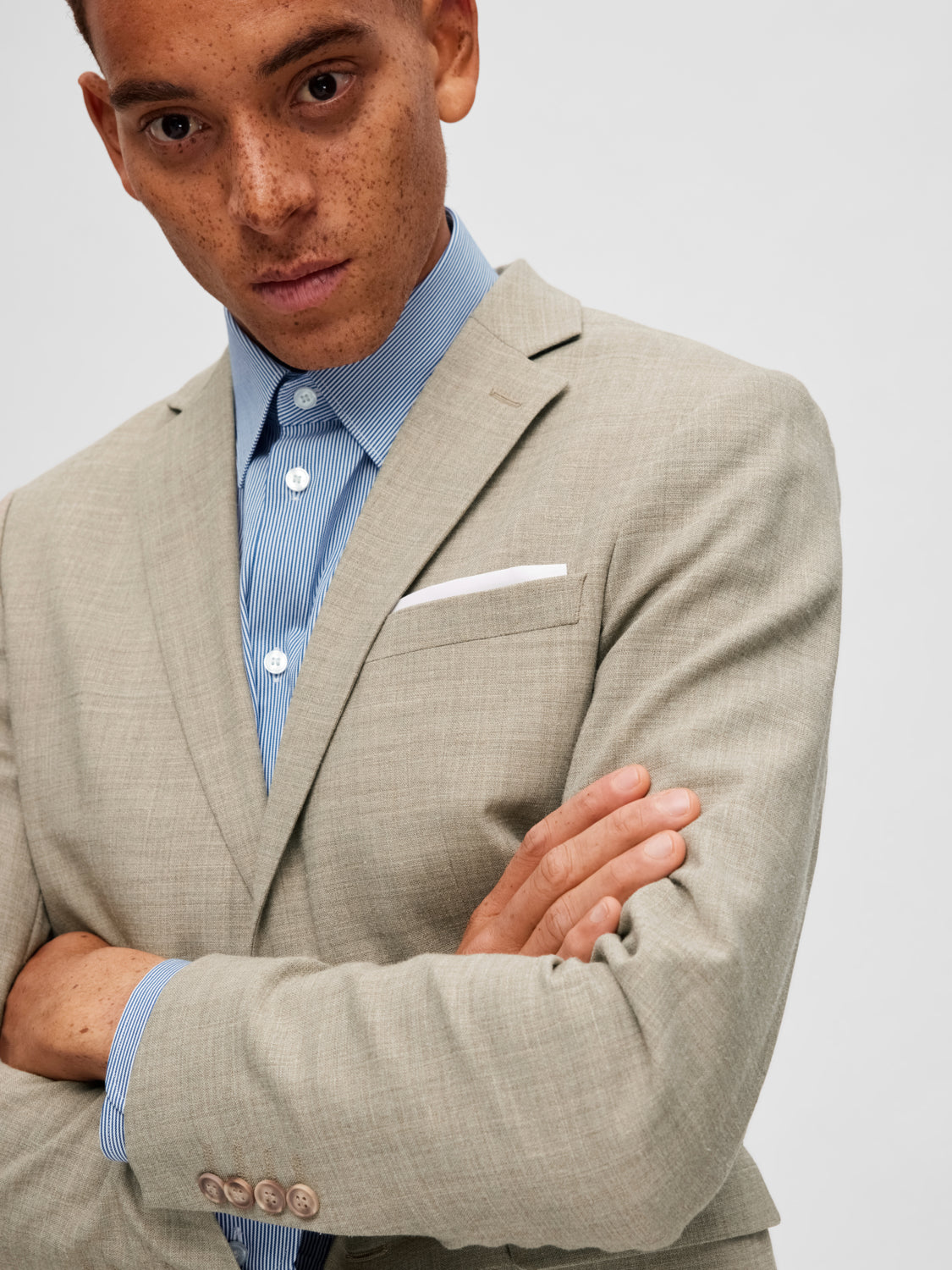 SLHSLIM-OASIS Blazer - Sand