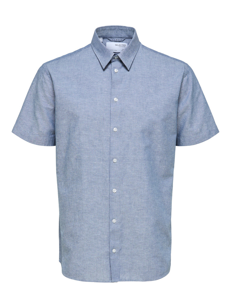 SLHSLIMNEW-LINEN Shirts - Grey