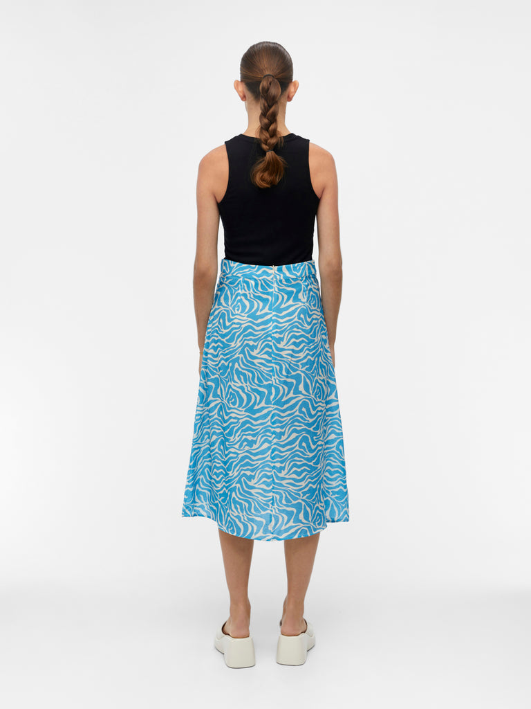 OBJLEONORA Skirt - Swedish Blue
