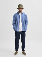 Load image into Gallery viewer, SLHSLIMNEW-LINEN Shirts - Medium Blue Denim