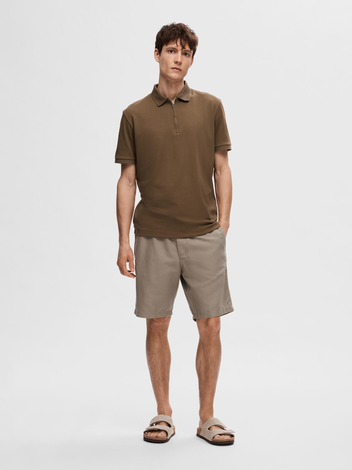 SLHFAVE Polo Shirt - Toffee