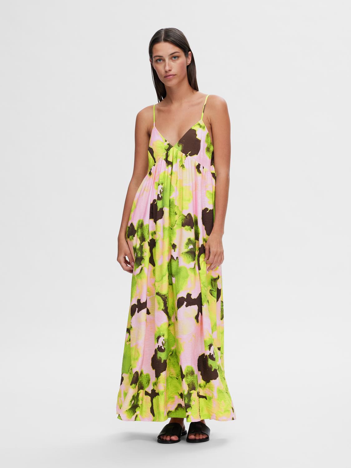 SLFHELINDA Dress - Lime Green